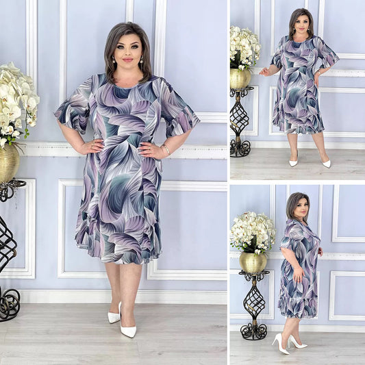 🎀【S-5XL】Rochie liberă și confortabilă pentru femei, elegantă și frumoasă